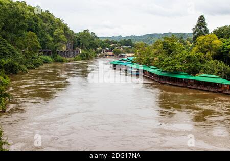 Kwai River Death Rail Way in Kanchanaburi Thailand Asien Stockfoto