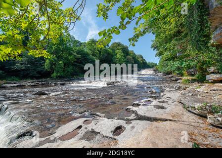 Aysgarth Falls in den Yorkshire Dales, England Stockfoto