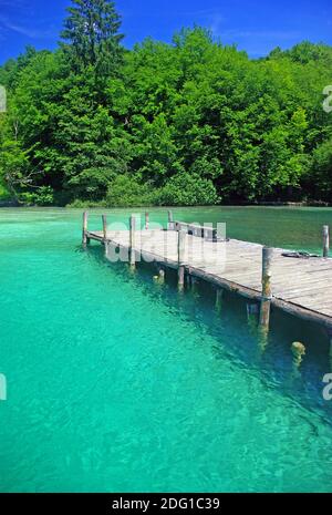 Nationalpark Plitvice Jezera Stockfoto