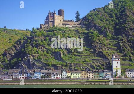 St. Goar am Rhein Stockfoto