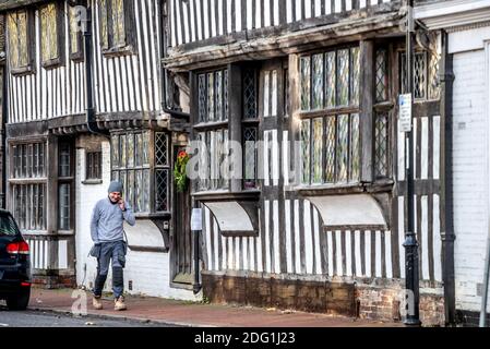 East Grinstead, 2. Dezember 2020: Cromwell House auf der High Street Stockfoto