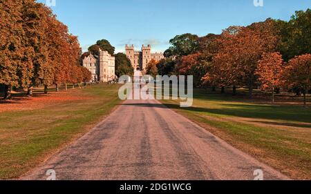 Der Lange Spaziergang Windsor Great Park Stockfoto