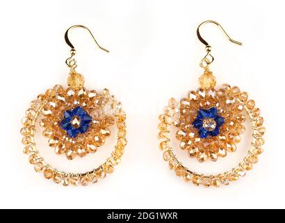 Schmuckohrringe Stockfoto