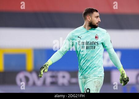 Gianluigi Donnarumma (AC Mailand) während der UC Sampdoria gegen AC Mailand, Italienisches Fußballspiel Serie A, Genua, Italien, 06 - Foto .LM/Francesco Scaccianoce Stockfoto