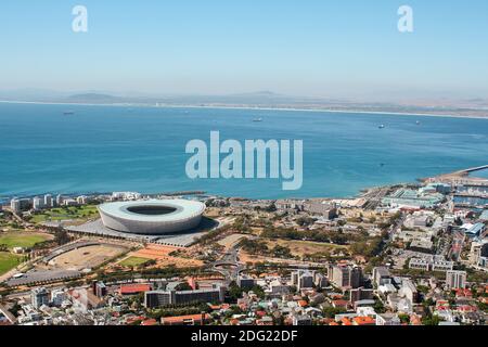 Blick auf Mouille Point Stockfoto