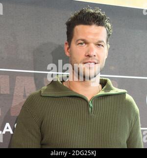 Der ehemalige deutsche Fußballspieler Michael Ballack bei PK für sein Abschiedsspiel am 4. Juni 2013 in Leipzig Stockfoto