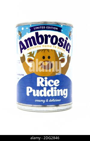 Ambrosia Limited Edition Reispudding Stockfoto