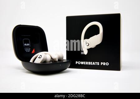 Powerbeats Pro True Wireless Bluetooth In-Ear Sport Kopfhörer Stockfoto