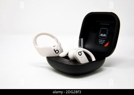 Powerbeats Pro True Wireless Bluetooth In-Ear Sport Kopfhörer Stockfoto