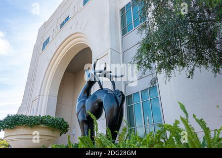 Art Deco City Hall Gebäude im historischen Downtown Winter Garden, Florida. (USA) Stockfoto