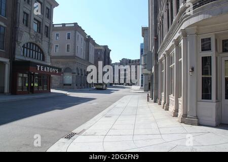 Schöne Aussicht auf eine der studious Paramount Bilder. USA. Los Angeles. Stockfoto