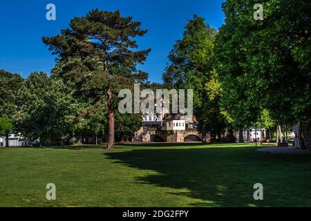 Esslingen am Neckar, Innere Brücke mit Maille-Park Stockfoto