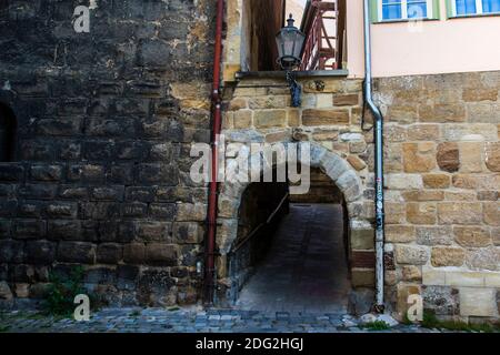 Esslingen am Neckar, Durchgang vom Kesselwasen zur Archivstraße Stockfoto