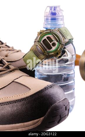 Flasche Wasser Stockfoto