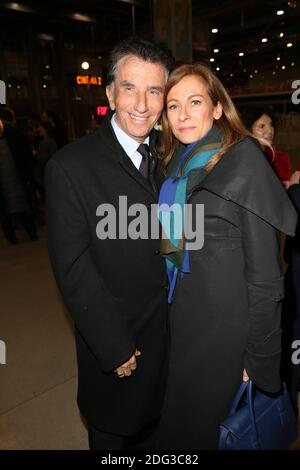 Jack lang et Anne Gravoin lors de la soiree des 40 ans du Centre Pompidou, Paris, France le 10 Janvier 2017. Foto von Jerome Domine/ABACAPRESS.COM Stockfoto