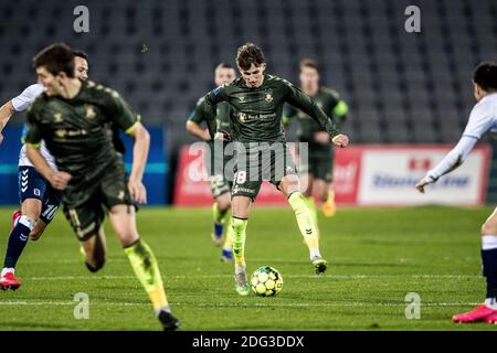 Aarhus, Dänemark. Dezember 2020. Jesper Lindstrom (18) von Broendby, WENN er während des 3F Superliga-Spiels zwischen Aarhus GF und Broendby IF im Ceres Park in Aarhus gesehen wird. (Foto Kredit: Gonzales Foto/Alamy Live News Stockfoto