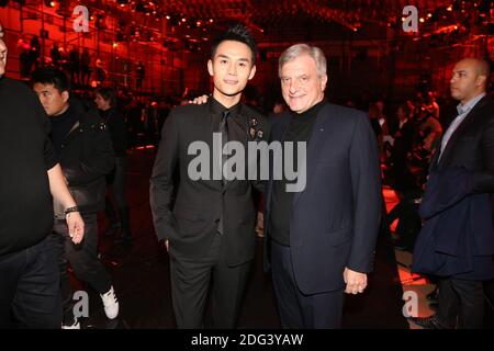Gast und Sidney Toledano bei der Dior Men Menswear Herbst/Winter 2017-2018 Show im Rahmen der Paris Fashion Week in Paris, Frankreich am 21. Januar 2017. Foto von Jerome Domine/ABACAPRESS.COM Stockfoto