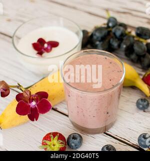 Gesunder Smoothie Stockfoto