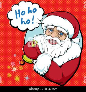 Pop santa Stockfoto