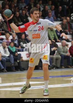 Michael HaaÃŸ - SC Magdeburg Stockfoto