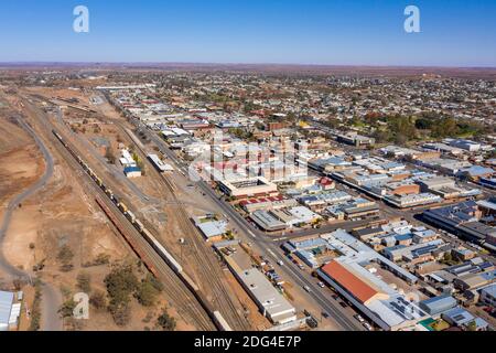 Die Bergbaustadt Broken Hill im Outback im äußersten Westen von New South Wales, Australien. Stockfoto