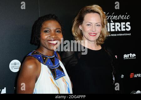 Gabrielle Lazure und Gast bei der 22. Lumieres-Preisverleihung am 30. Januar 2017 im Theater de La Madeleine in Paris, Frankreich. Foto von Aurore Marechal/ABACAPRESS.COM Stockfoto