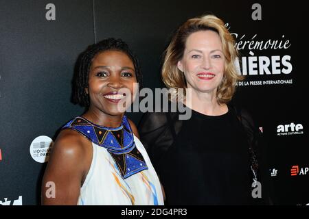 Gabrielle Lazure und Gast bei der 22. Lumieres-Preisverleihung am 30. Januar 2017 im Theater de La Madeleine in Paris, Frankreich. Foto von Aurore Marechal/ABACAPRESS.COM Stockfoto