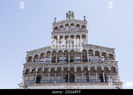 Lucca, Kirche San Michele in Foro, Toskana, Italien Stockfoto