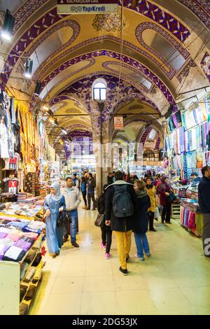 Basar in Istanbul, Türkei Stockfoto