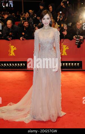 Tang Yan alias Tiffany Tang bei der Eröffnung des Roten Teppichs während der 67. Internationalen Filmfestspiele Berlin (Berlinale) am 09. Februar 2017 in Berlin. Foto von Aurore Marechal/ABACAPRESS.COM Stockfoto