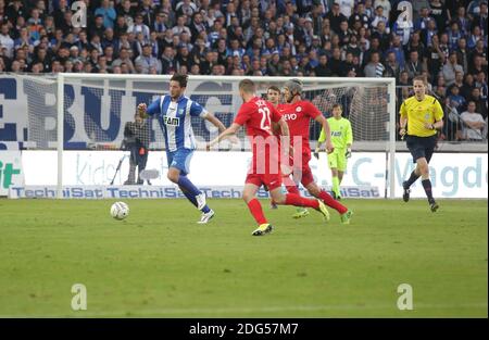 1.FC Magdeburg - Kickers Offenbach Stockfoto