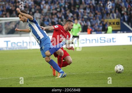 1.FC Magdeburg - Kickers Offenbach Stockfoto