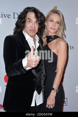 Paul Stanley nimmt an der Pre-Grammy Gala Teil und ehrt Debra Lee am 11. Februar 2017 im Beverly Hilton in Beverly Hills, Los Angeles, CA, USA. Foto von Lionel Hahn/ABACAPRESS.COM Stockfoto
