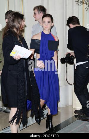 Emma Watson bei der Premiere von Disney La Belle et la Bete (Schönheit und das Biest) im Hotel Meurice in Paris, Frankreich am 20. Februar 2017. Foto von Aurore Marechal/ABACAPRESS.COM Stockfoto