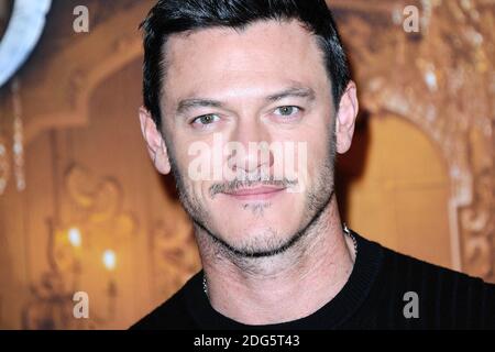 Luke Evans bei der Premiere von Disney La Belle et la Bete (Schönheit und das Biest) im Hotel Meurice in Paris, Frankreich am 20. Februar 2017. Foto von Aurore Marechal/ABACAPRESS.COM Stockfoto