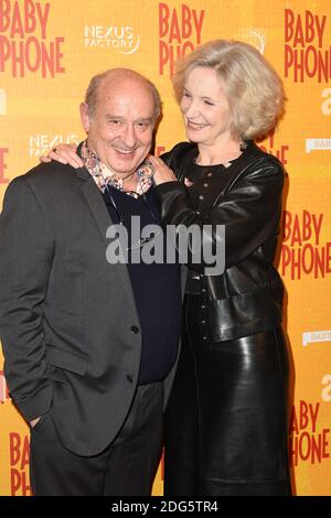 Michel Jonasz und Marie-Christine Adam nehmen am 20. Februar 2017 an der Baby Phone Premiere im UGC Normandie in Paris, Frankreich, Teil. Foto von Laurent Zabulon/ABACAPRESS.COM Stockfoto