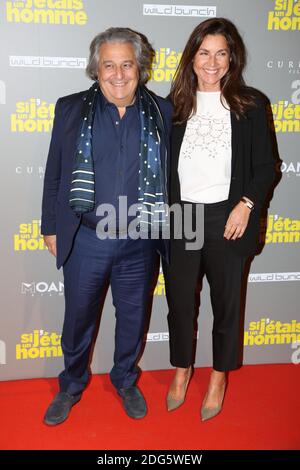 Christian Clavier et sa femme lors de la Premiere de Si J'etais un Homme au Gaumont Opera, a Paris, France, le 21 Fevrier 2017. Foto von Jerome Domine/ABACAPRESS.COM Stockfoto