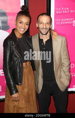 Mathieu Kassovitz et sa femme Aude Legastelois-Bide lors de la Premiere de 'De Plus Belle' au Publicis Kino, A Paris, Frankreich, le 06 Mars 2017. Foto von Jerome Domine/ABACAPRESS.COM Stockfoto