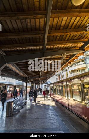 Bahnhof Hakescher Markt Stockfoto