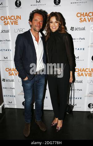 Stephane De Groodt et Nadia Fares a l'after Party du Film Chacun sa Vie a L'Arc a Paris, Frankreich, le 13 Mars 2017. Foto von Jerome Domine/ABACAPRESS.COM Stockfoto