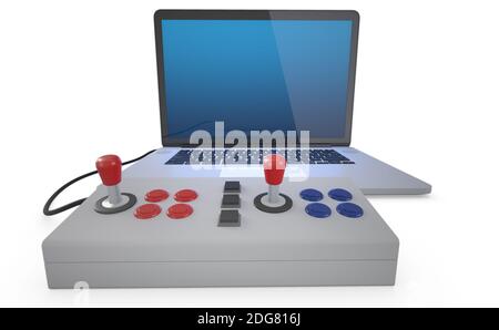 Arcade Joystick. Stockfoto