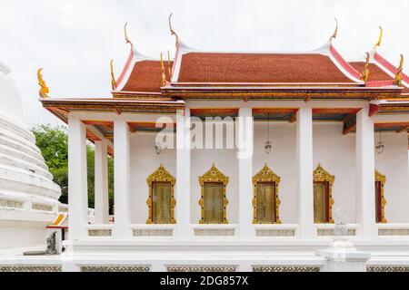 Im Wat Borom Niwat Gelände in Bangkok, Thailand Stockfoto