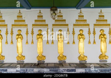 Im Wat Borom Niwat Gelände in Bangkok, Thailand Stockfoto