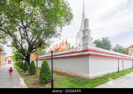 Im Wat Borom Niwat Gelände in Bangkok, Thailand Stockfoto