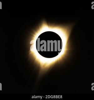 Total Solar Eclipse, Oregon, USA Stockfoto