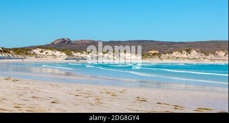 Die wunderschöne Lucky Bay im Cape Le Grand National Park östlich von Esperance, Westaustralien Stockfoto