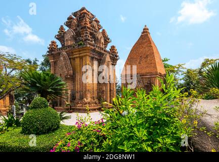 Hinduistischer Tempelkomplex Po Nagar in Nha Trang, Vietnam Stockfoto