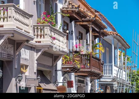 Eindruck von Cartagena, Kolumbien Stockfoto