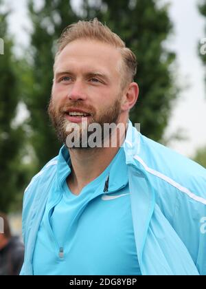 Olympiasieger 2012 Diskuswerfer Robert Harting Stockfoto