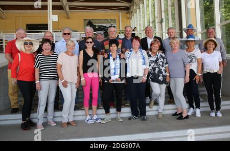 Teamsieger Europacup-Sieger des Pokals 1974 1.fc magdeburg Stockfoto